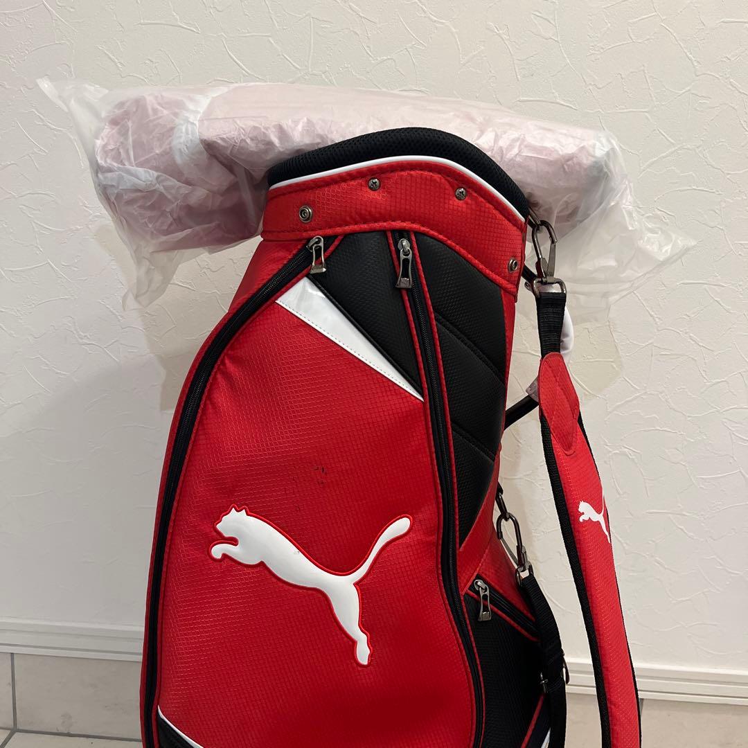 PUMA レッド キャディバッグ