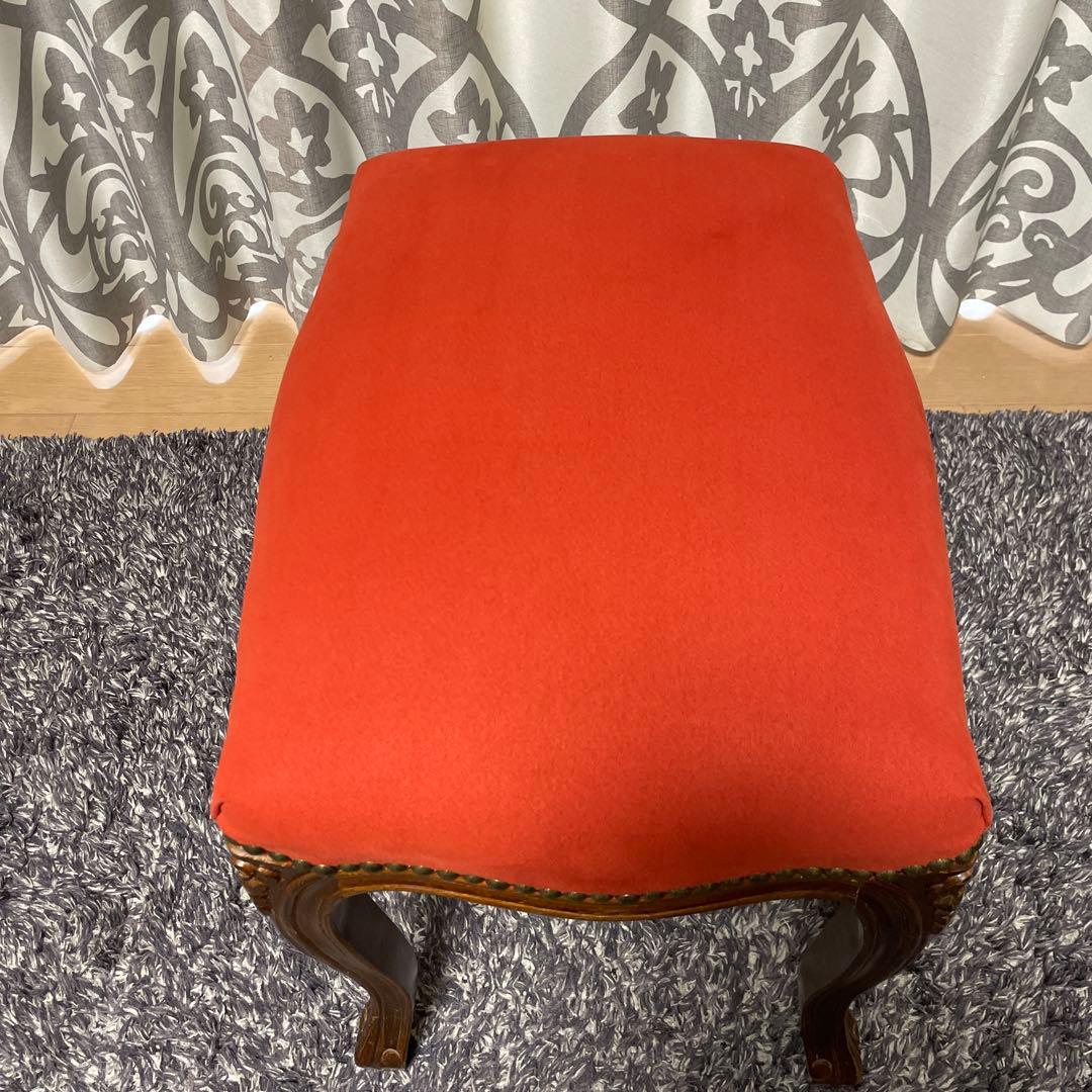 アンティーク　猫脚スツール