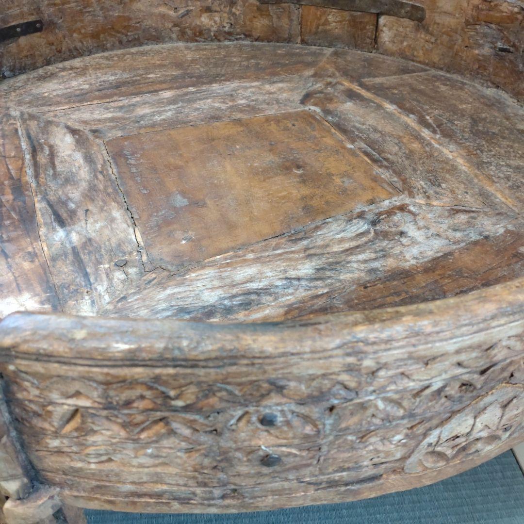 アンティーク　家具　テーブル　花台　ヴィンテージ　ローテーブル