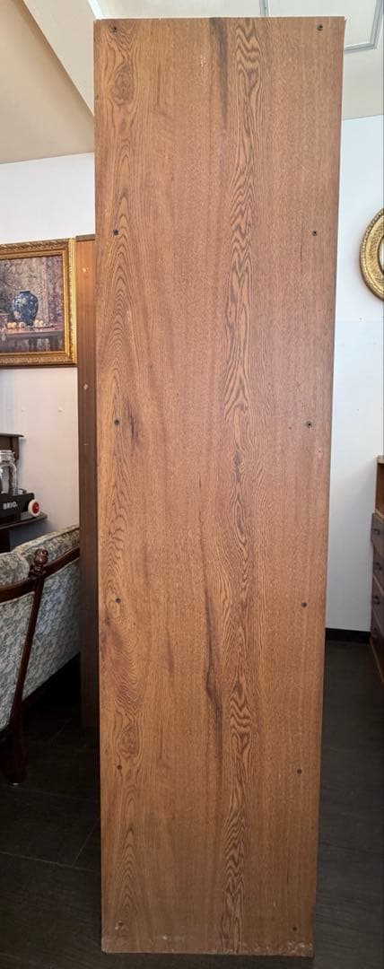 昭和レトロ キャビネット スリムチェスト 古家具　5段収納棚　ヴィンテージ家具