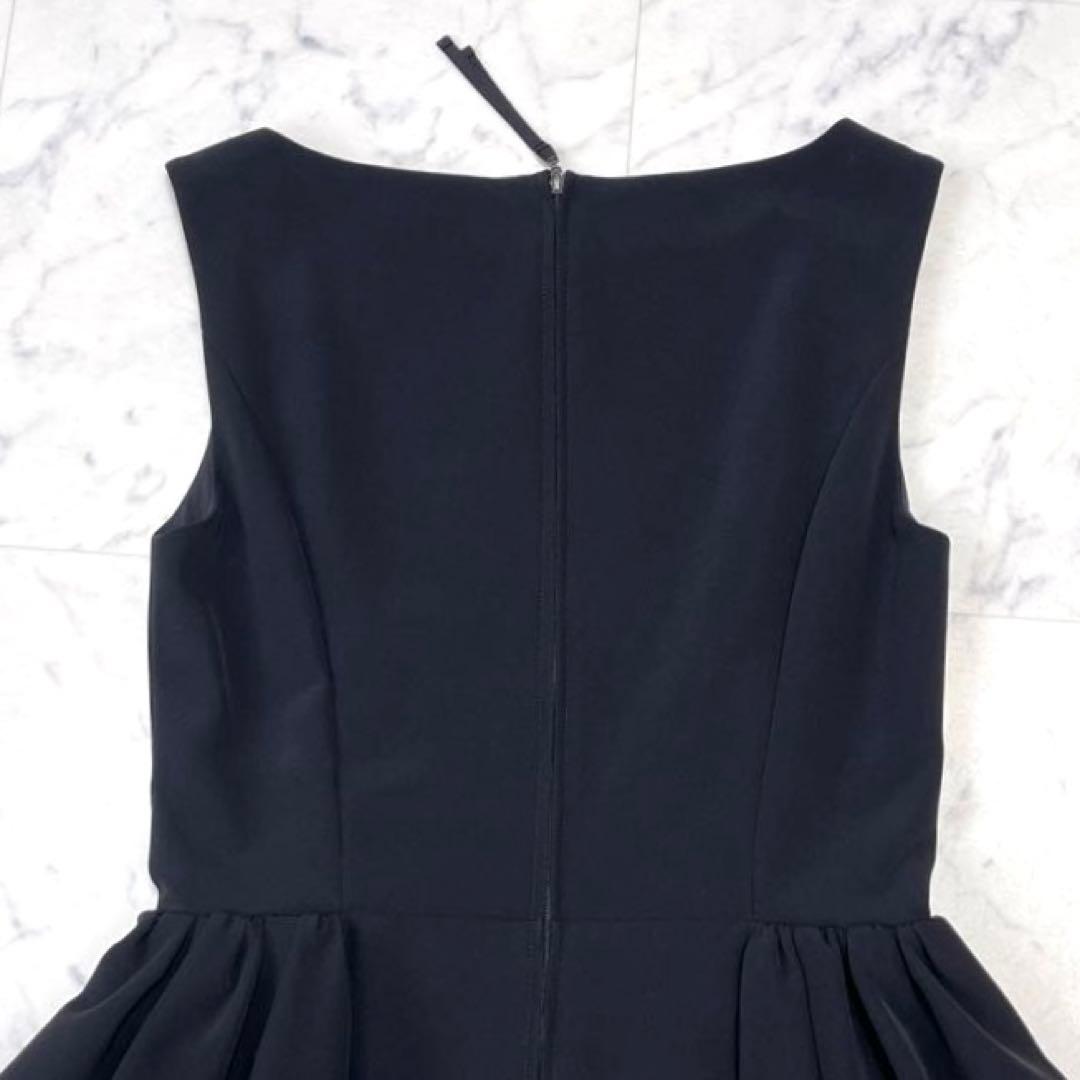 極美品✨フォクシーニューヨーク 現行 サイドギャザードレス フレアワンピース