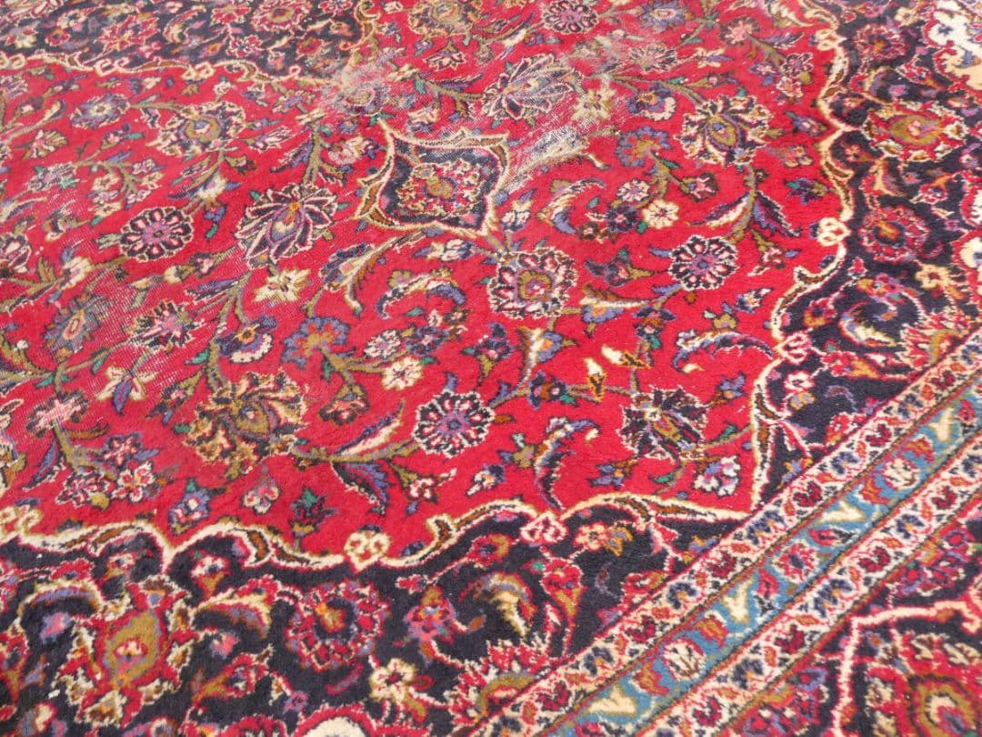 大判　ペルシャ絨毯　391×293cm　イラン産　手織り