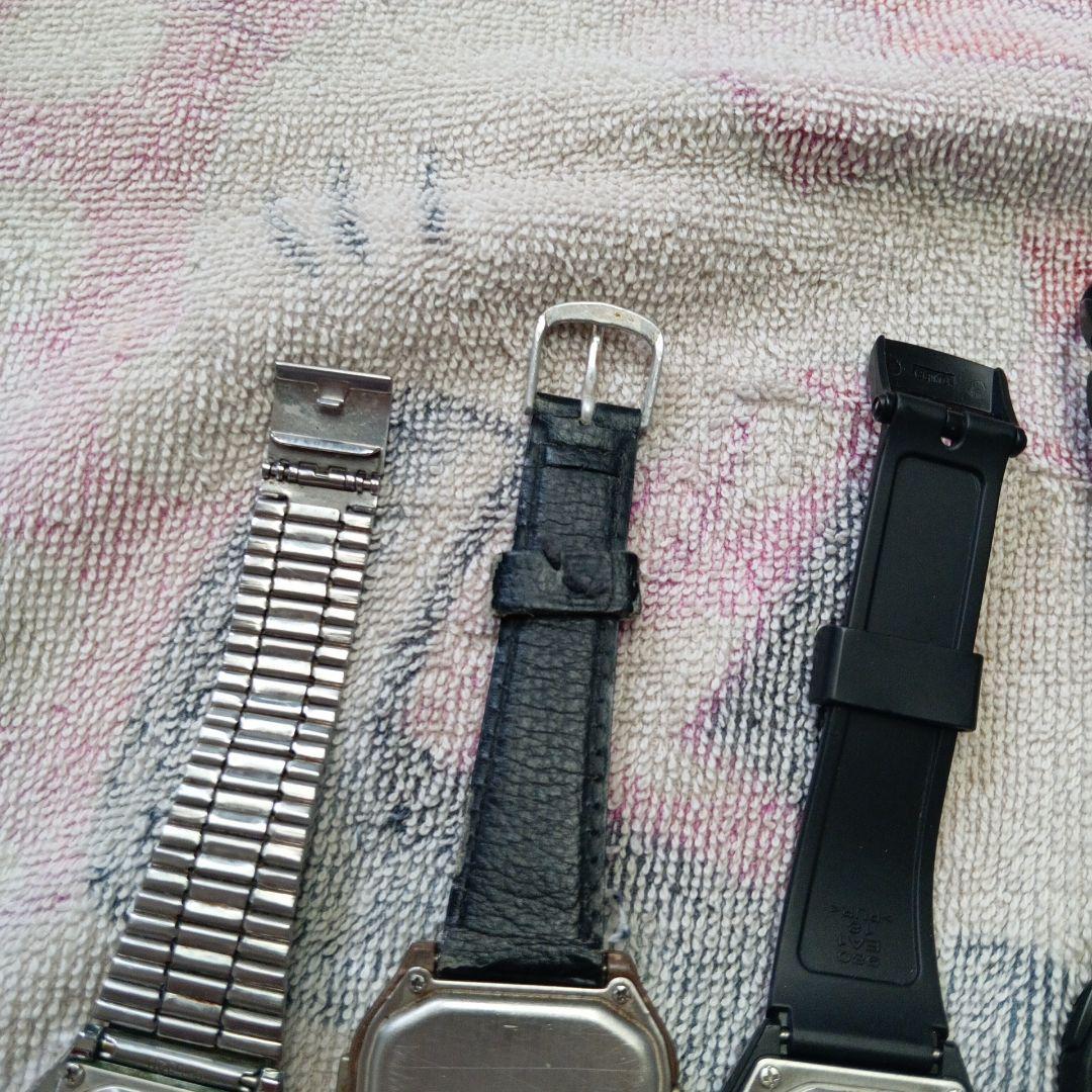 チ*ン様 【ジャンク★】 チープカシオ デジタル腕時計 まとめ売り 稼動品