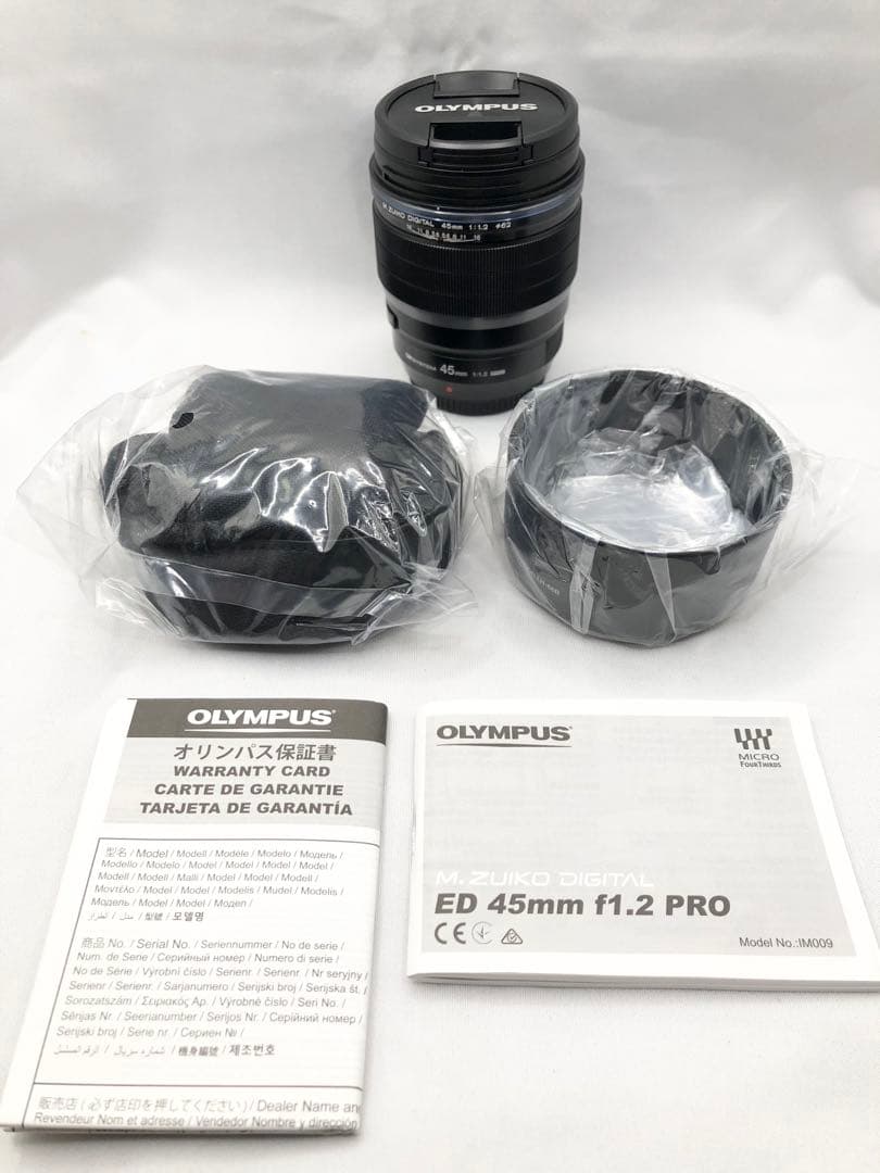 レンズ(単焦点) OLYMPUS M.ZUIKODIGITAL ED45mmF1.2PRO
