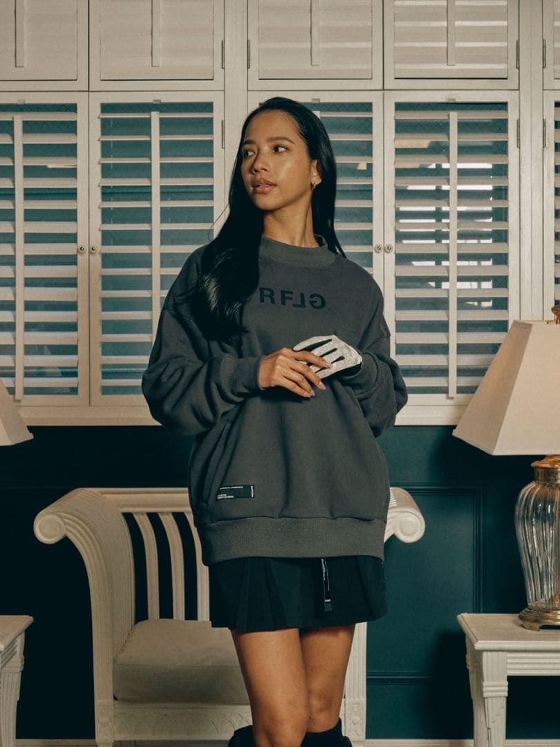 ラフロッグ　今季新作　アジャスタブルサイドポケットプリーツスカート　即完売品