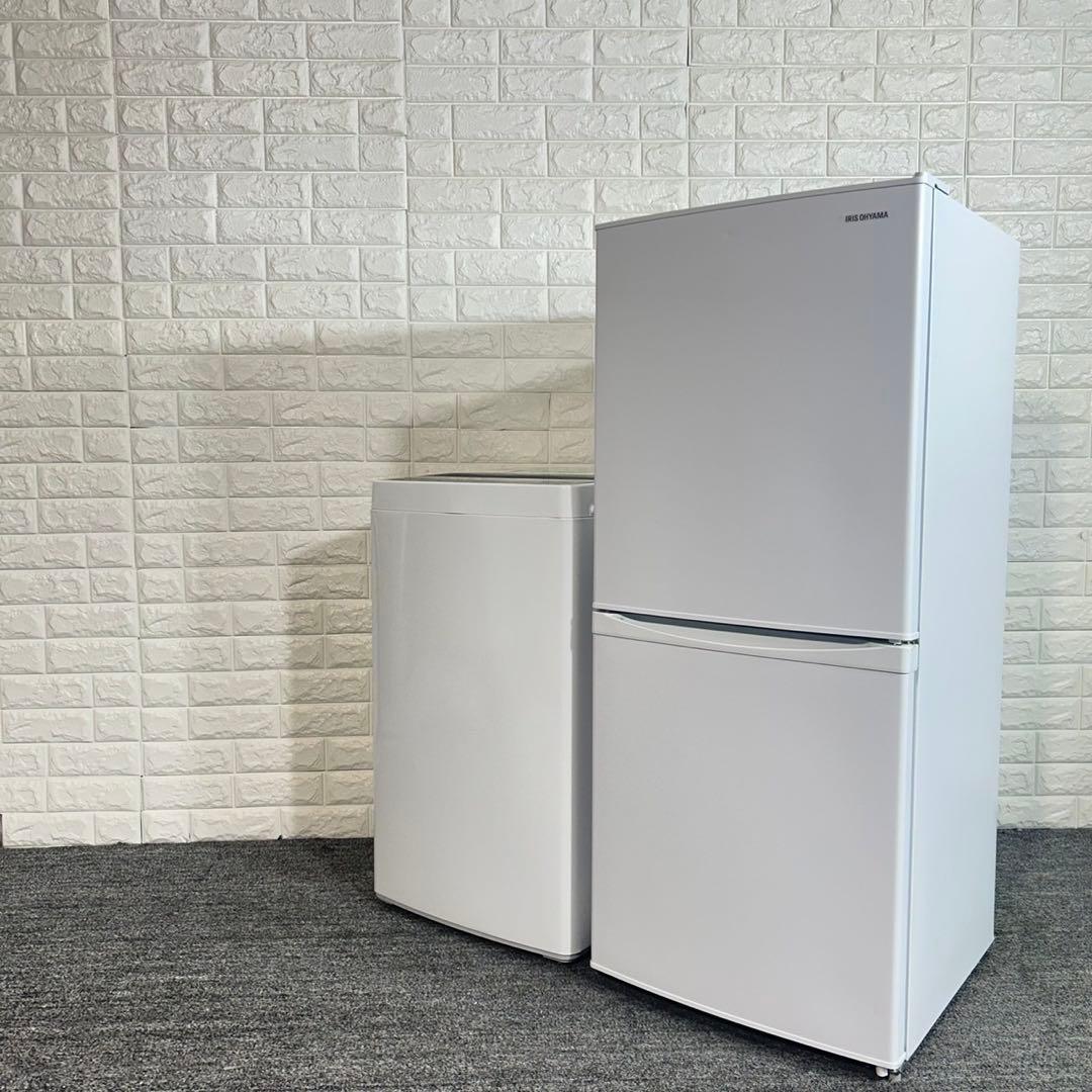 生活家電 2点セット 冷蔵庫 142L 洗濯機 4.5kg 2022年 F011