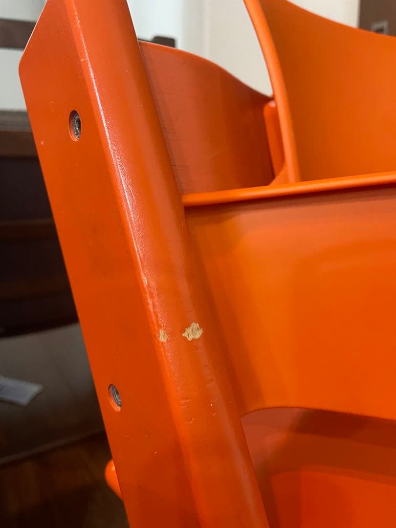 STOKKE　トリップトラップ　ベビーセット付き オレンジ