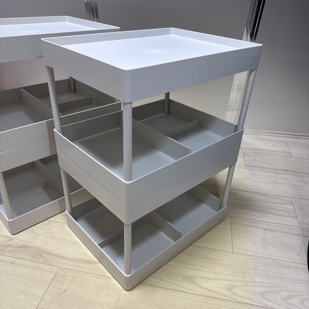 【無印良品】ABS樹脂 脚付トレー（4つセット）