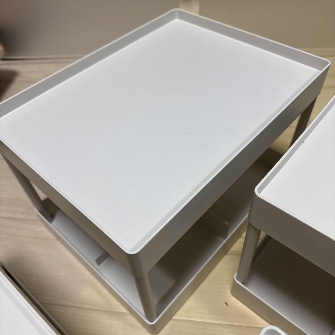 【無印良品】ABS樹脂 脚付トレー（4つセット）