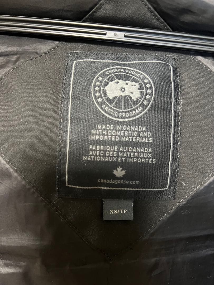 カナダグース　ブラックレーベル　メンズダウン　XS/TP