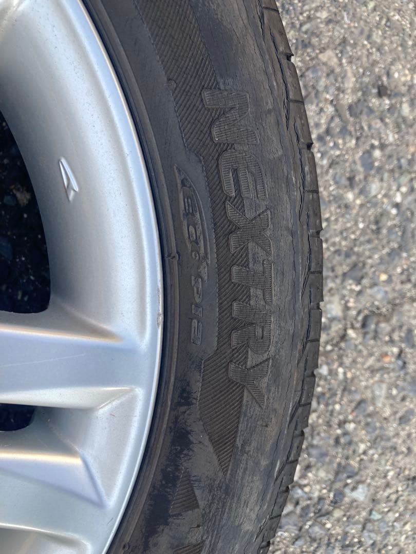 165/55r15タントカスタム　アルミホイール・タイヤ×4セット