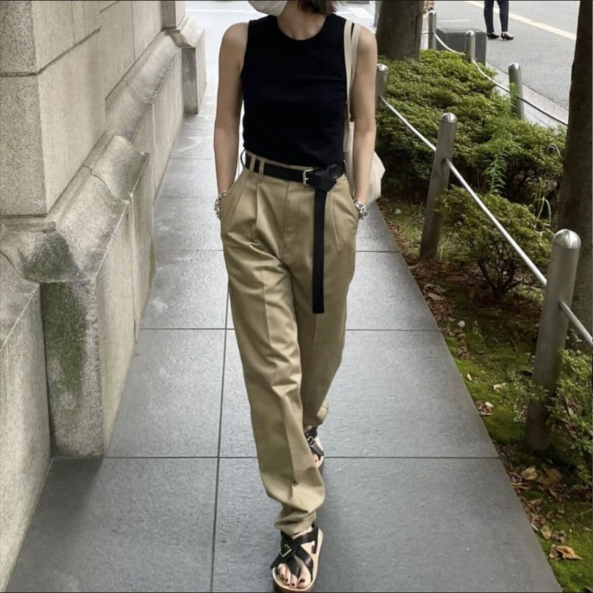 ok.soon dickies テーパードチノパンツ