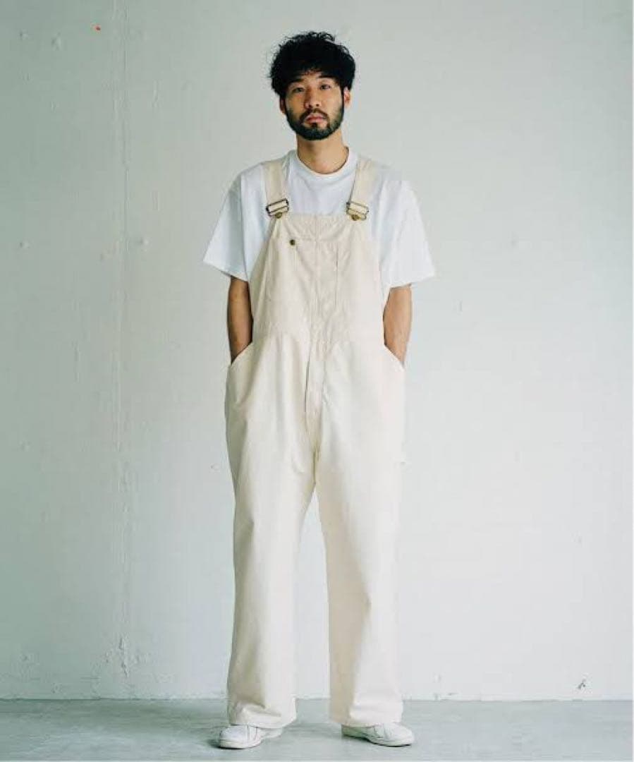 LEE L'ECHOPPE レショップ　別注　オーバーオール　生成り　ナチュラル