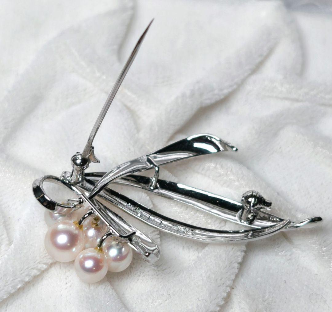 【美品 最高級!!】ミキモト ブローチ パール フォーマル 正規品 皇室御用達