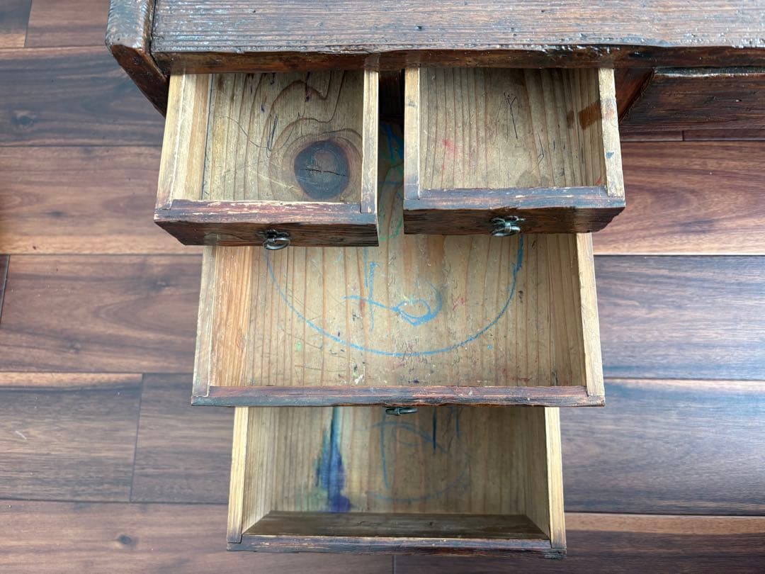 古道具　文机　座卓　ローテーブル　昭和レトロ　テレビ台