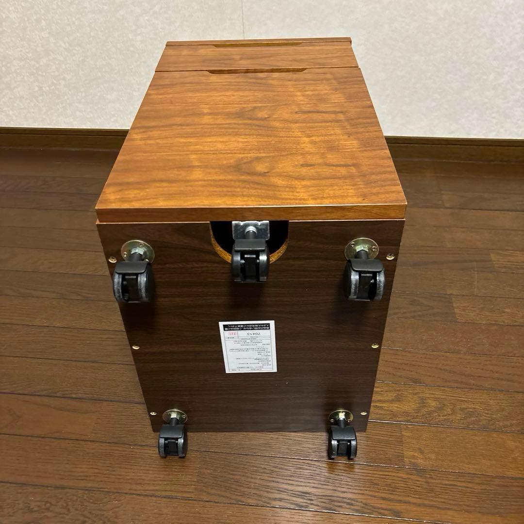 【良品】あずま工芸 デスクワゴン ウォールナット