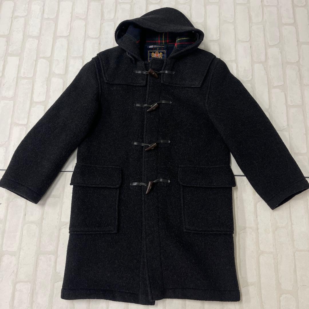 グローバーオール gloverall 英国製 チェック ダッフルコート 38