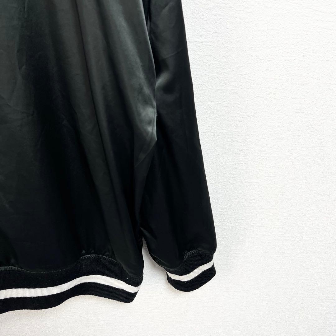 【カッズー】ナイキ ジョーダン✨️サテンジャケット　スタジャン　刺繍ロゴ