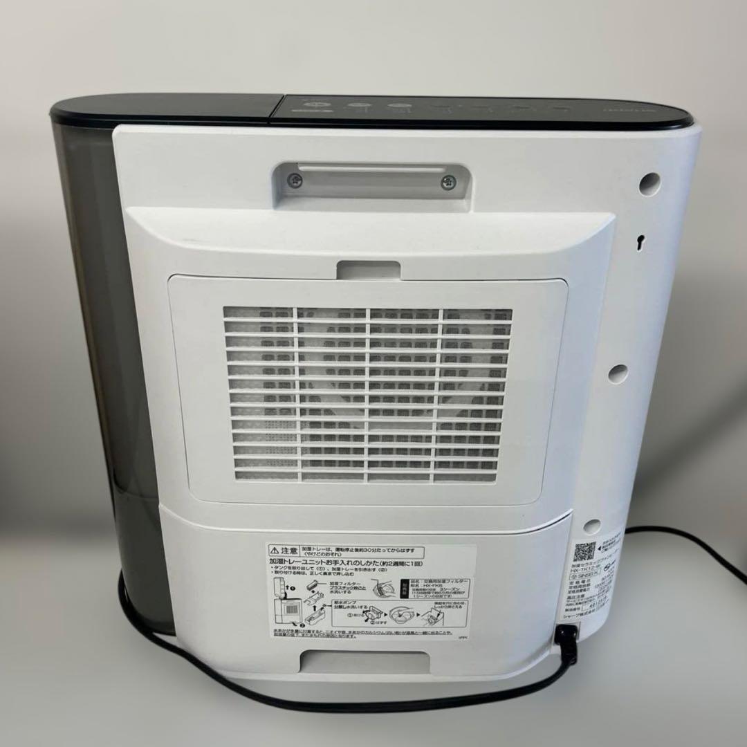 【美品】SHARP 加湿セラミックファンヒーター HX-TK12　2024年製