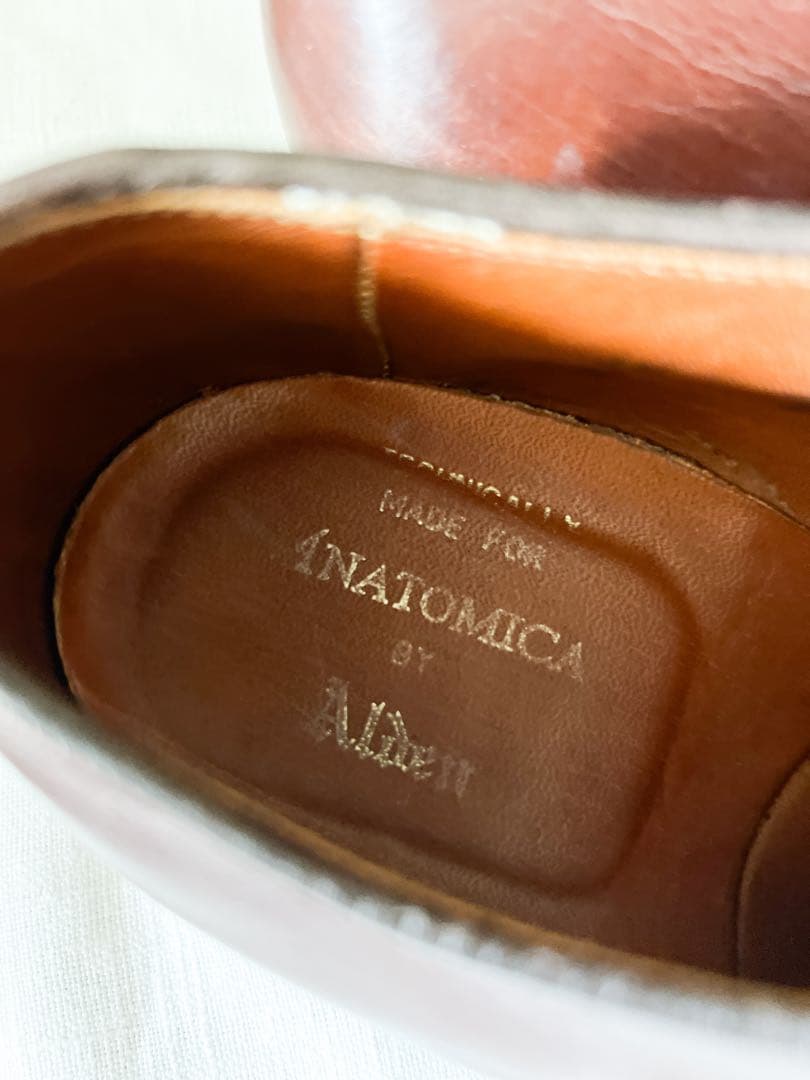 靴 ANATOMICA by Alden V-TIP CALF BROWN 6h