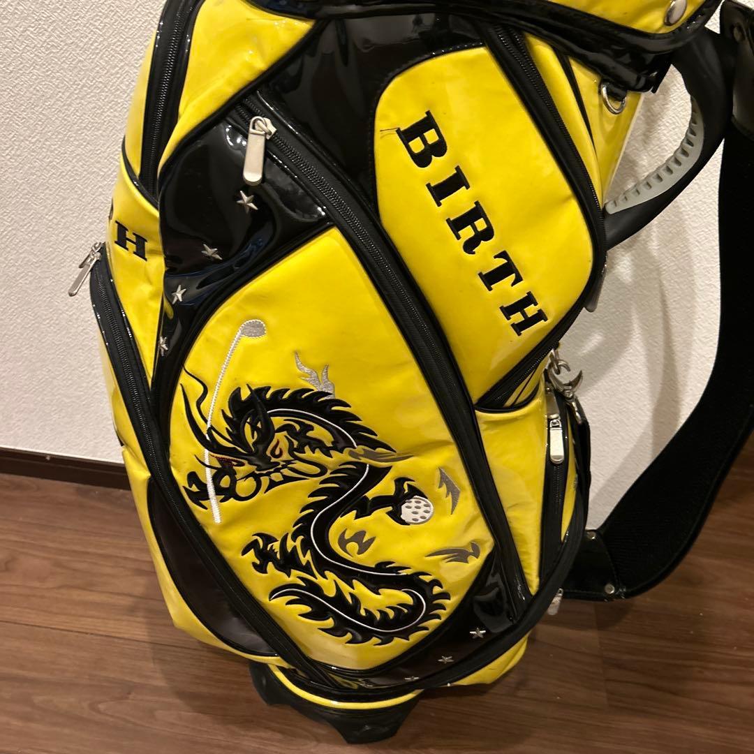 BIRTH バース キャディバッグ ゴルフバッグ エナメル ドラゴン ９型