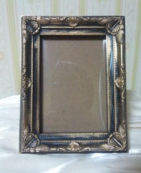 ２個セット☆ クラシカル フォトフレーム ＊ブラック ゴールド b