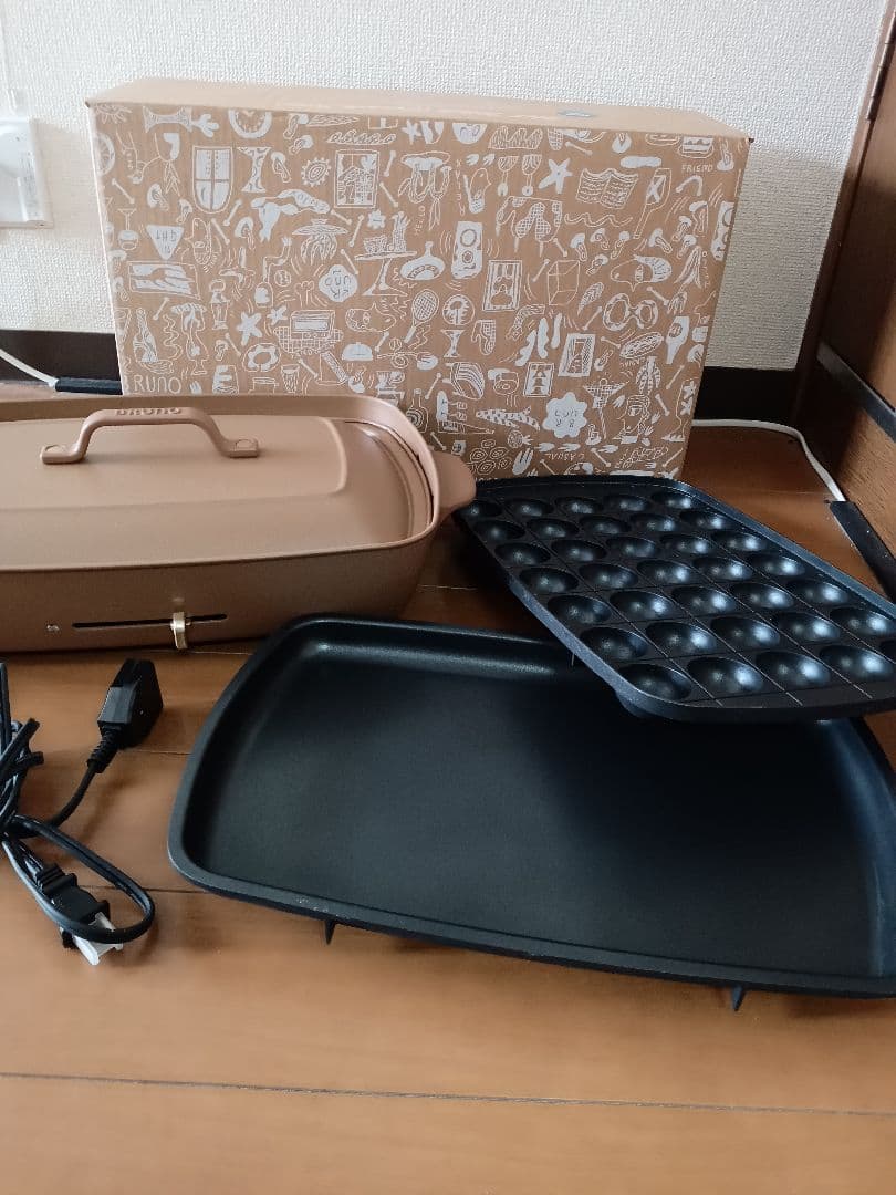 【超美品ホリデー限定カラー】 ブルーノ ホットプレートセットグランデ(ジャンク)