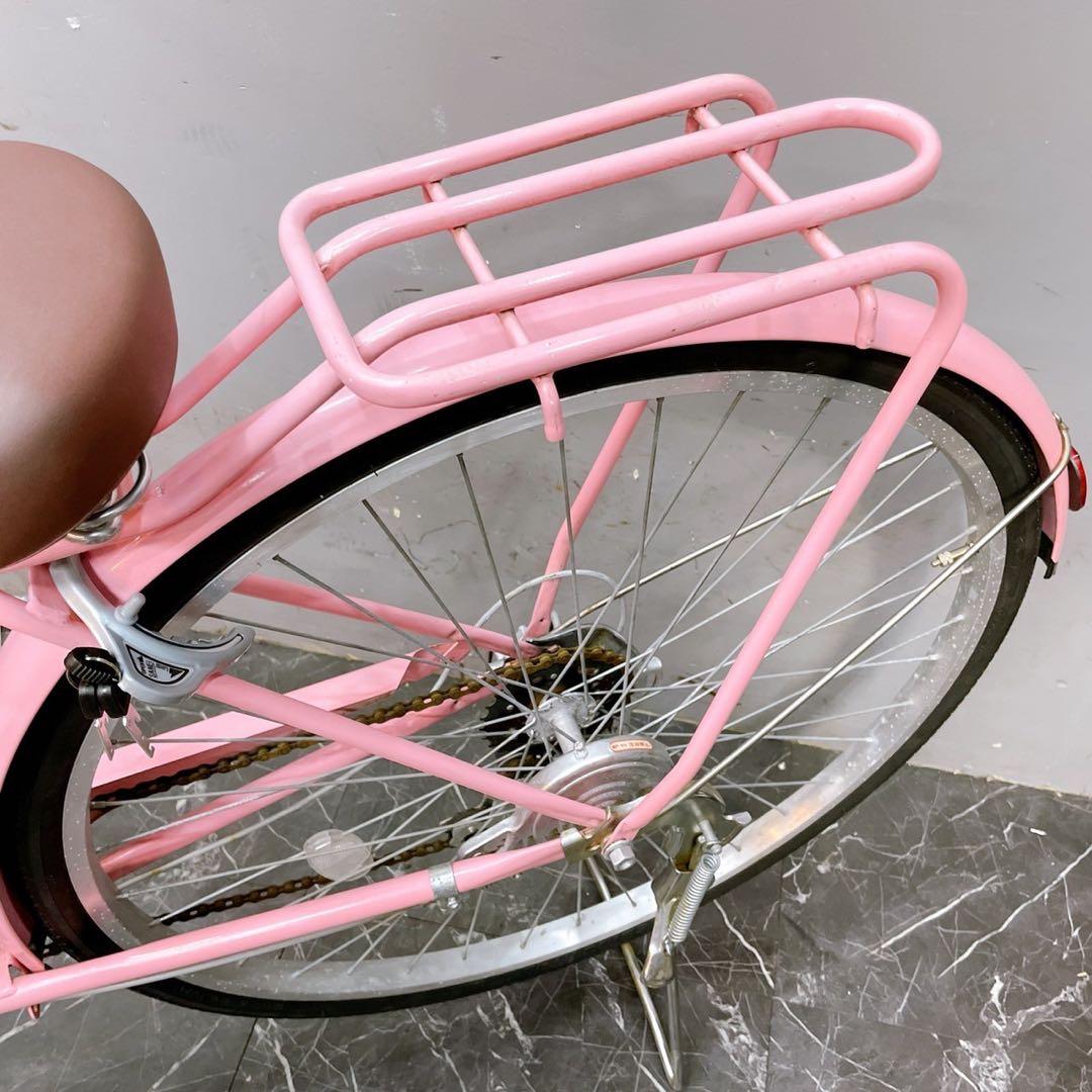 【913】《関西 引き取り》一般車 ママチャリ De-anne ピンク