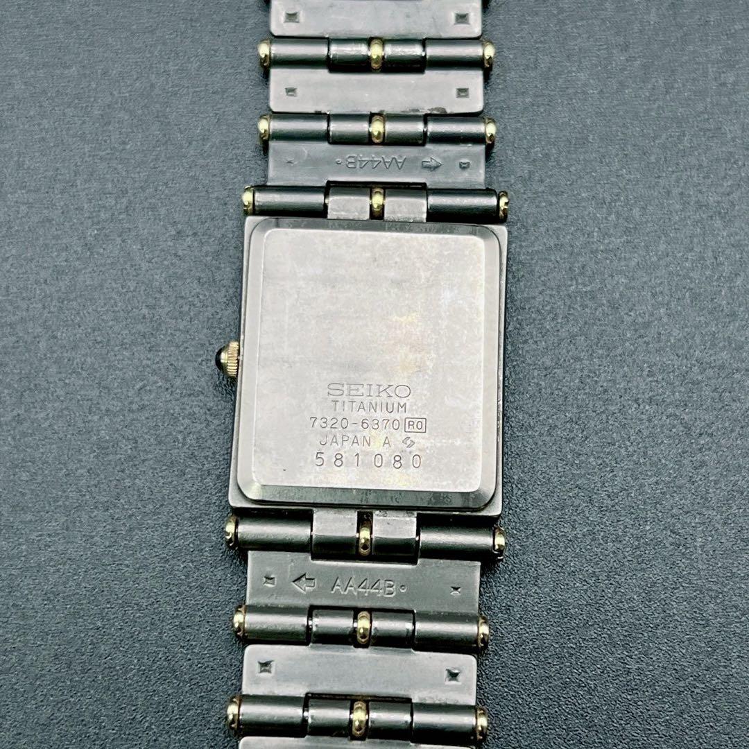 時計 SEIKO DOLCE vintage Watch gray TITAN