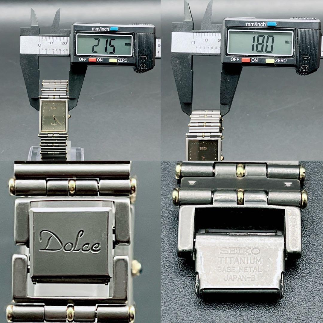 時計 SEIKO DOLCE vintage Watch gray TITAN