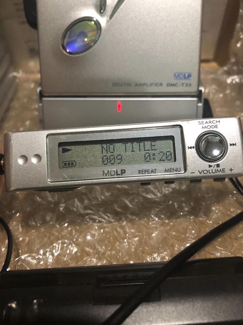 KENWOOD DMC-T33 ポータブルMDプレーヤー　MDLP対応