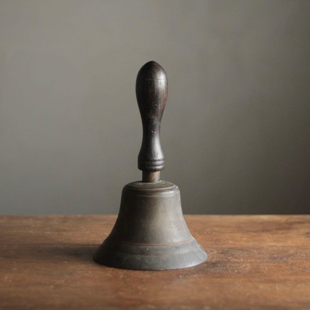 古銅 鐘 カネ ベル 古道具 アンティーク オブジェ 銅製鐘