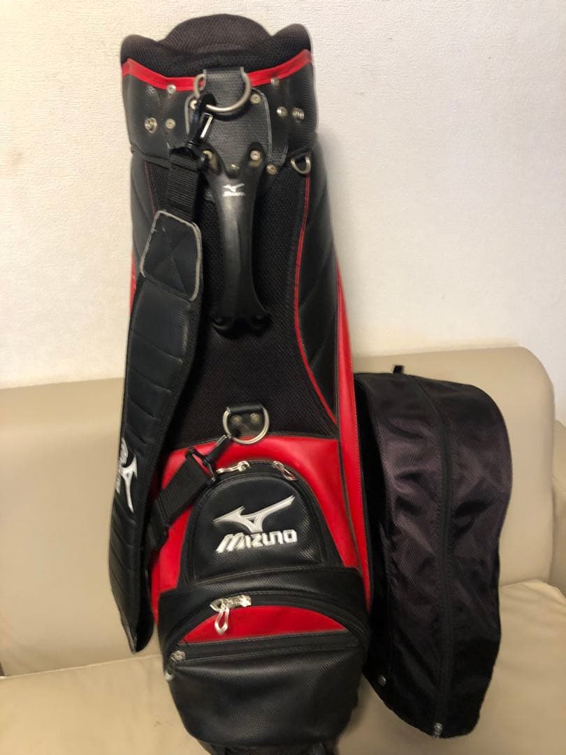 【送料込み】MIZUNO ミズノ　キャディバッグ　ゴルフバッグ　ブラック　メンズ