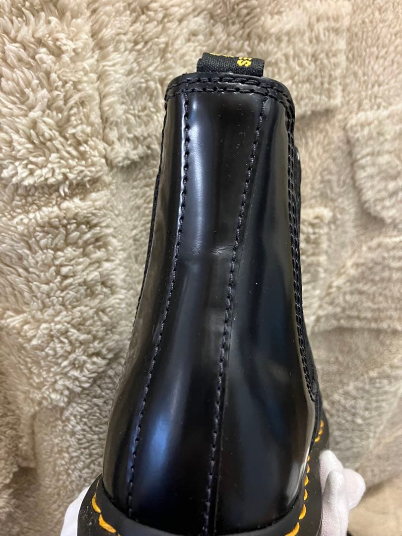 【未使用に近い】ドクターマーチン サイドゴアチェルシーブーツQUAD厚底24cm