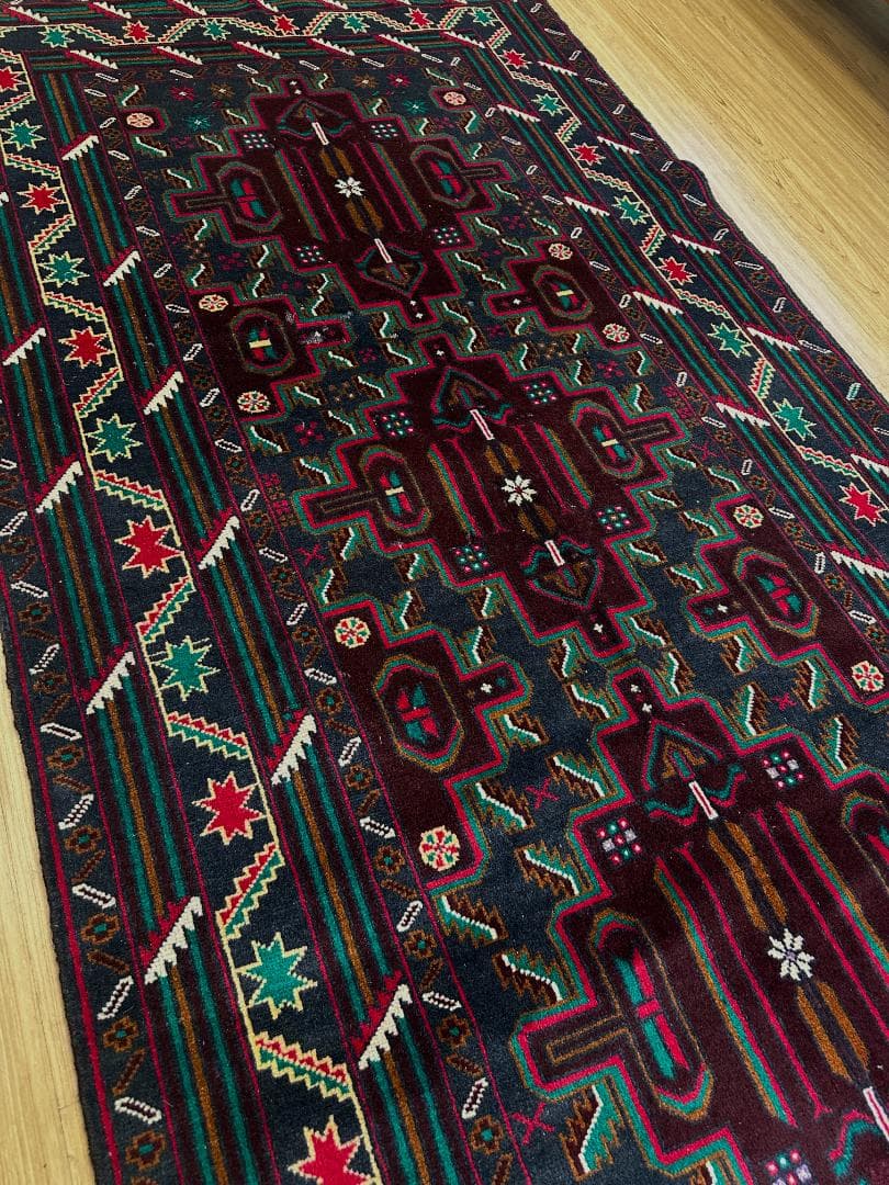 ヴィンテージラグ　トライバルラグ