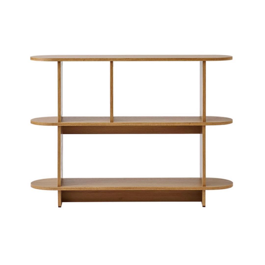 roomn バルトラウンドシェルフ W1000mm ナチュラル