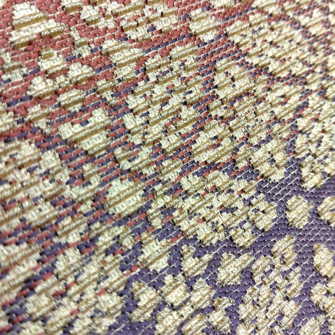 袋帯 輪奈織 花菱七宝 花角 24M351f