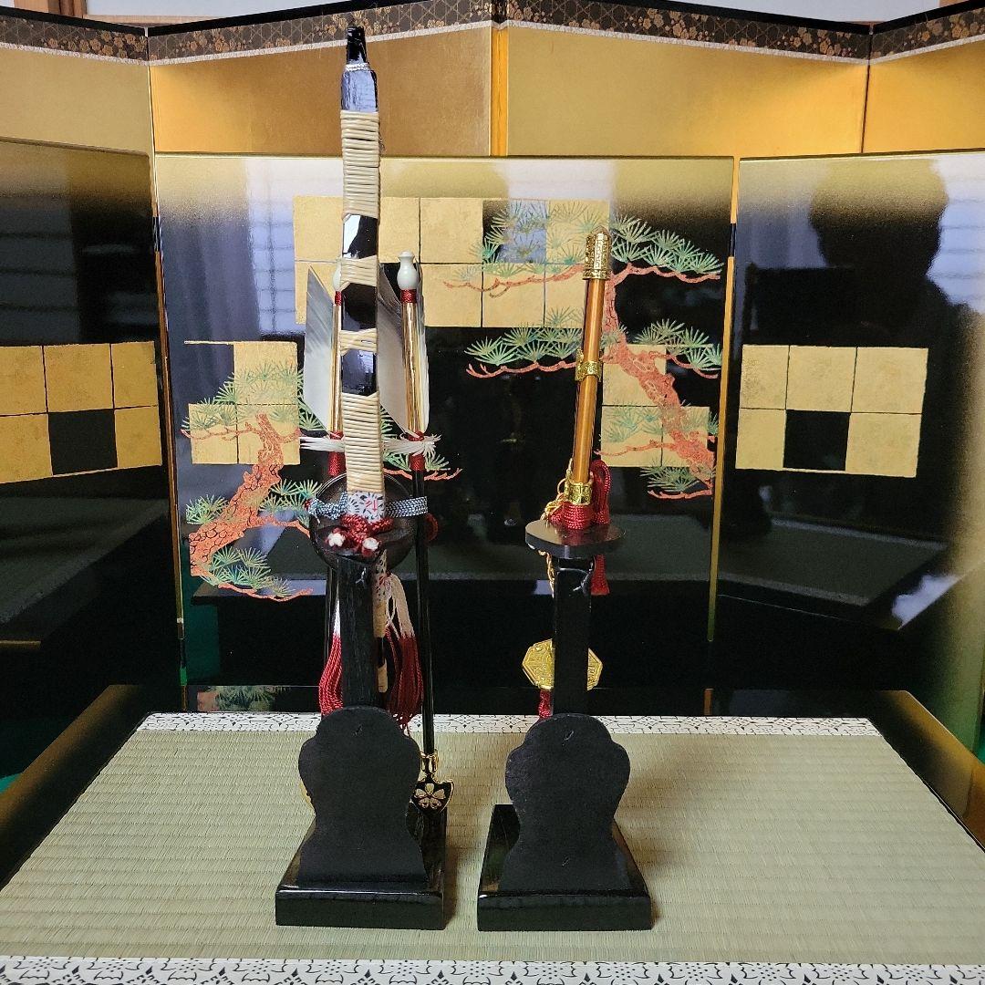 五月人形　新型金箔と松　15号　N