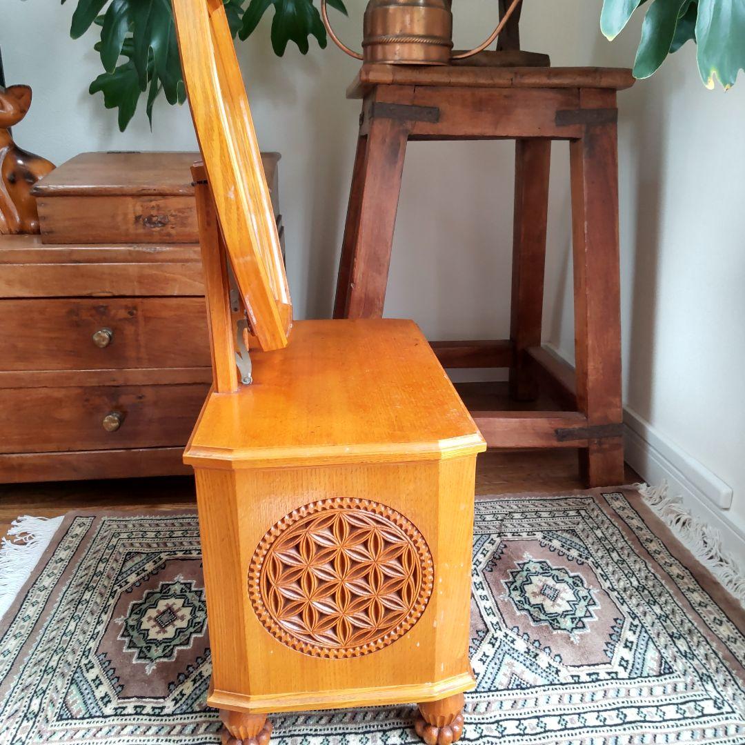 【小ぶりなドレッサー】化粧台　卓上ミラー　昭和レトロ　ヴィンテージ