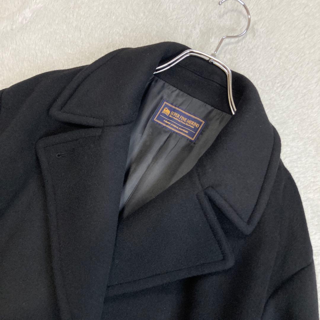 極美品・24AW✨ジャーナルスタンダード　スーパーファインビーバーPコート　黒
