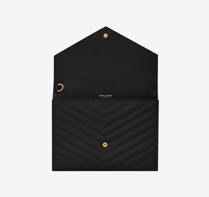SAINT LAURENT】 新品・未使用 モノグラムキルティングクラッチバッグ