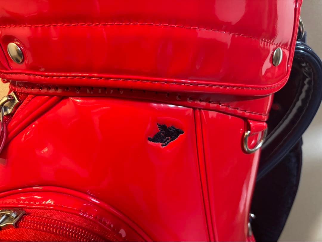 PEARLY GATES／エナメル キャディバッグ美品【国内正規品】