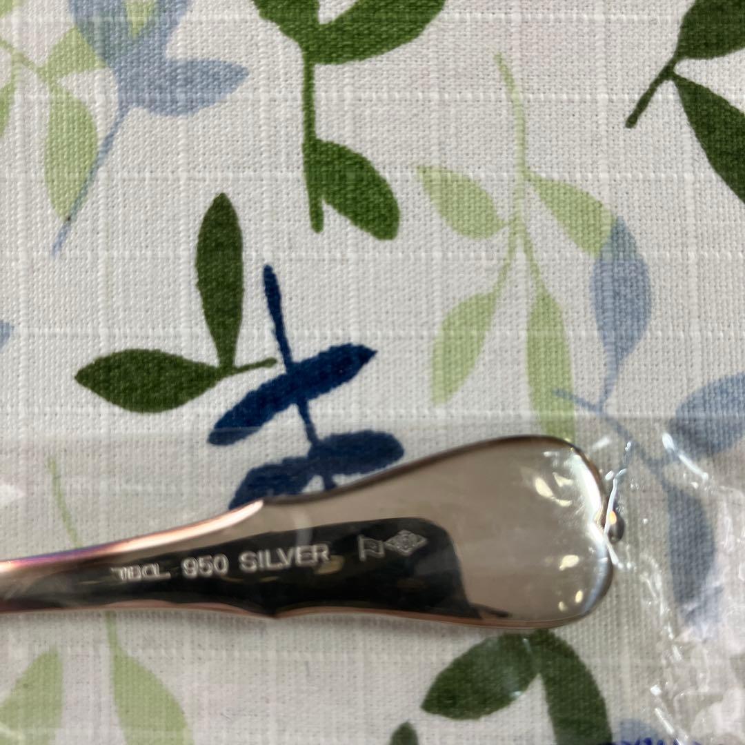 【お値下げしました】TBCL シルバースプーン5本＋シルバーポリシングクロス