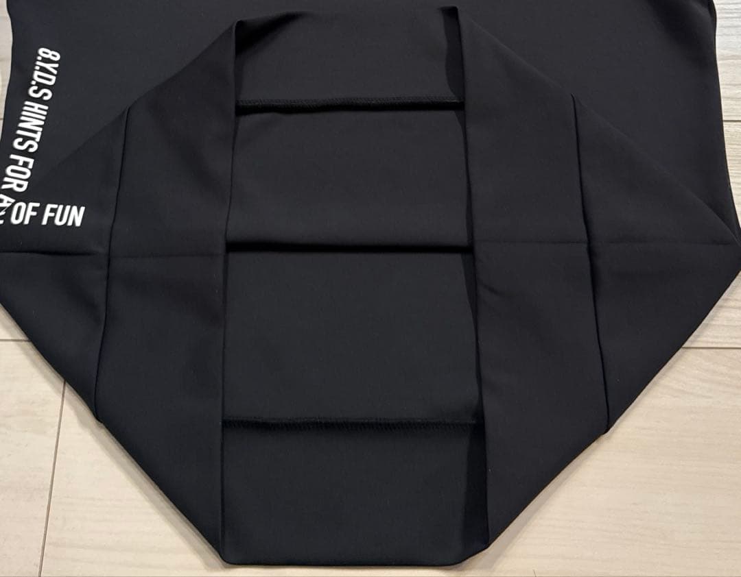 ハチヤーズ　レディース　ダンボールニット　モックネック　トップス　ウェア　L 黒