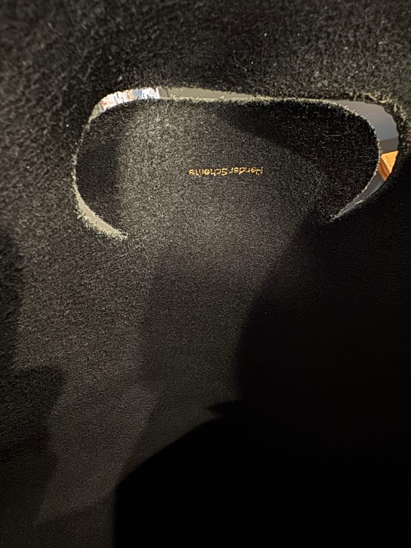 バッグ Hender Scheme Black leather bag