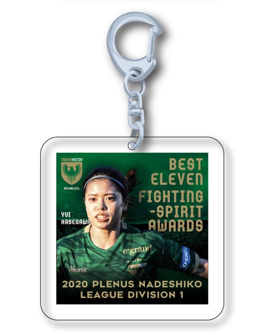 なでしこジャパン　長谷川唯　直筆サイン写真　日テレ・東京ヴェルディベレーザグッズ