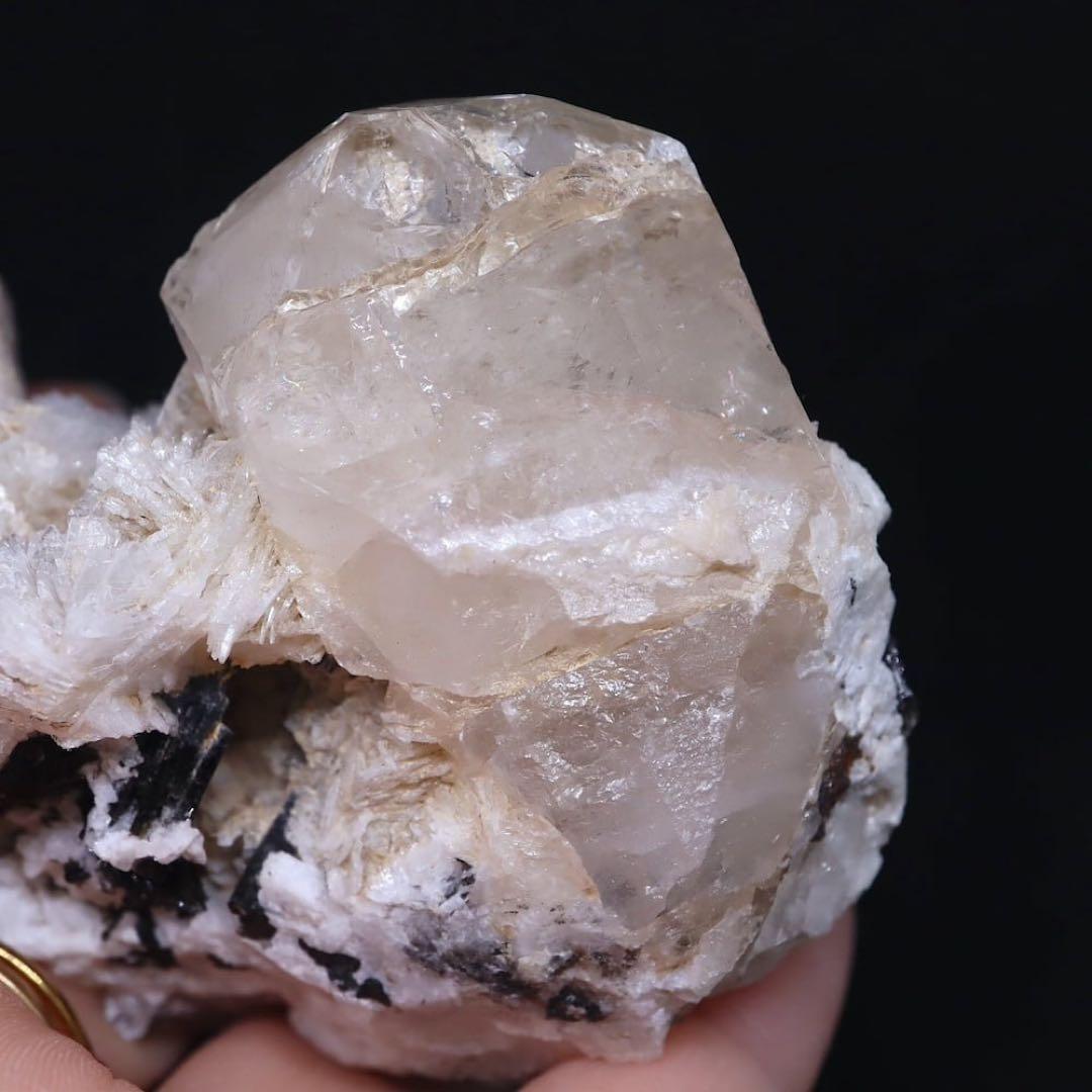 トパーズ トルマリン クリーブランダイト黄玉 179.8g TZ266原石 鉱物