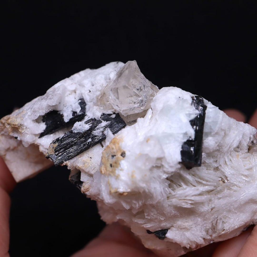 トパーズ トルマリン クリーブランダイト黄玉 179.8g TZ266原石 鉱物