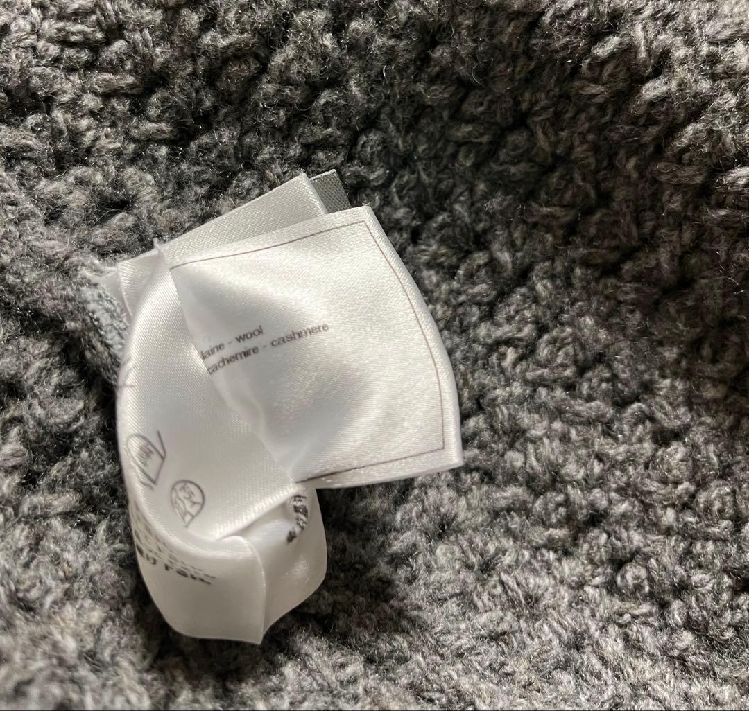 CHANELシャネル　ロングカーディガン　ワンピース　グレーレア品