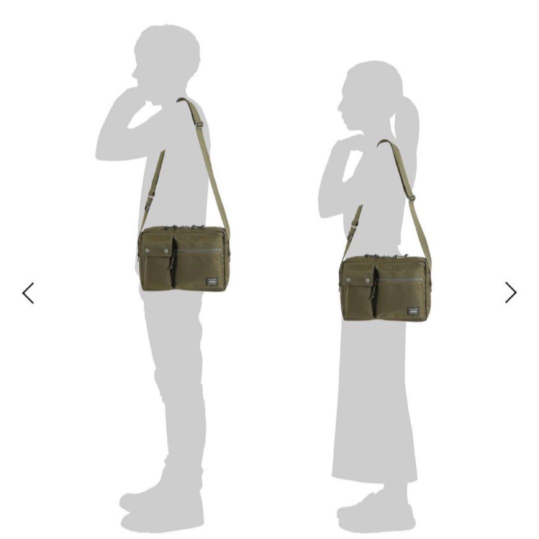 ポーターユニット ショルダーバッグ カーキ